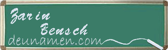 Zarin Bensch Visitenkarte
